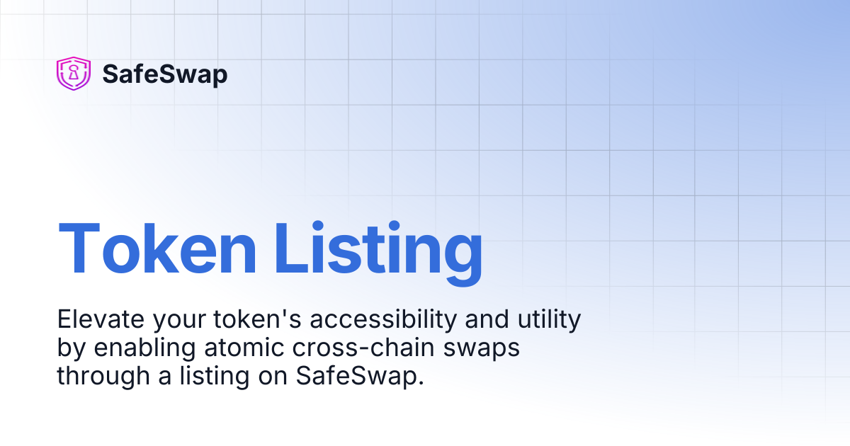 Token Listing | SafeSwap